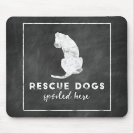 Rettungs-Hunde verdarben hier Vintage Tafel Mousepad