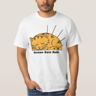 Rettungs-Katzen-Regel-T-Shirt T-Shirt