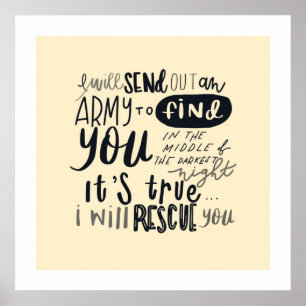 Rettungs-Lied-Texte: Weiße Grenze Poster