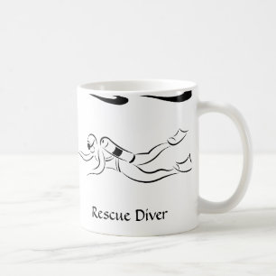 Rettungs-Taucher Kaffeetasse