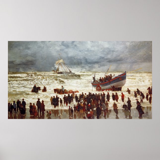 Rettungsboot 1873 poster (Vorne)