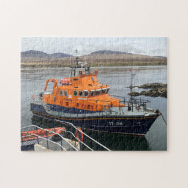 Rettungsboot in Port Askaig, Isle of Islay, Schott
