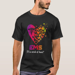 Rettungsdienst Es ist eine Herzensarbeit Krankenpf T-Shirt