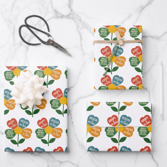 Rettungsgrube Bull-Geschenkblätter Geschenkpapier Set (Vorderseite)