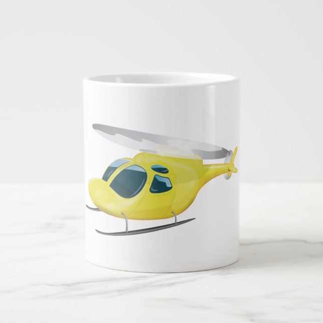 Rettungshubschrauber Jumbo-Tasse (Vorderseite)