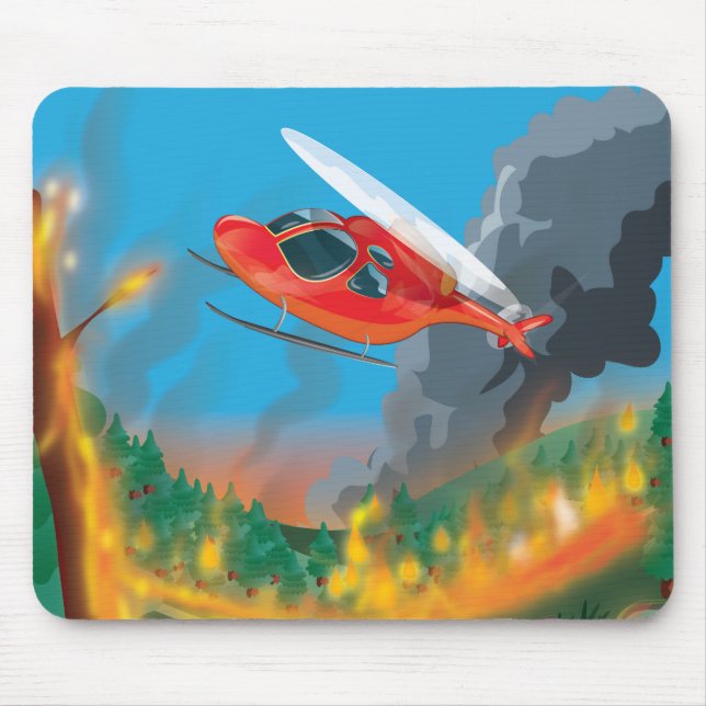 Rettungshubschrauber Mousepad (Vorne)