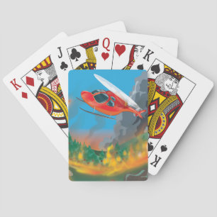 Rettungshubschrauber Spielkarten