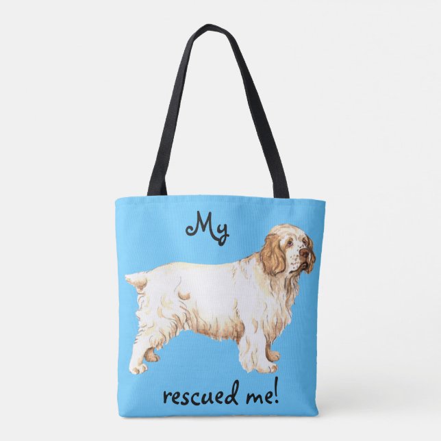 Rettungsklumber Spaniel Tasche (Rückseite)