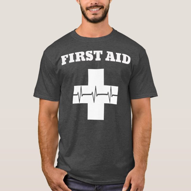 Rettungskräfte des Roten Kreuzes, Erste Hilfe T-Shirt (Vorderseite)