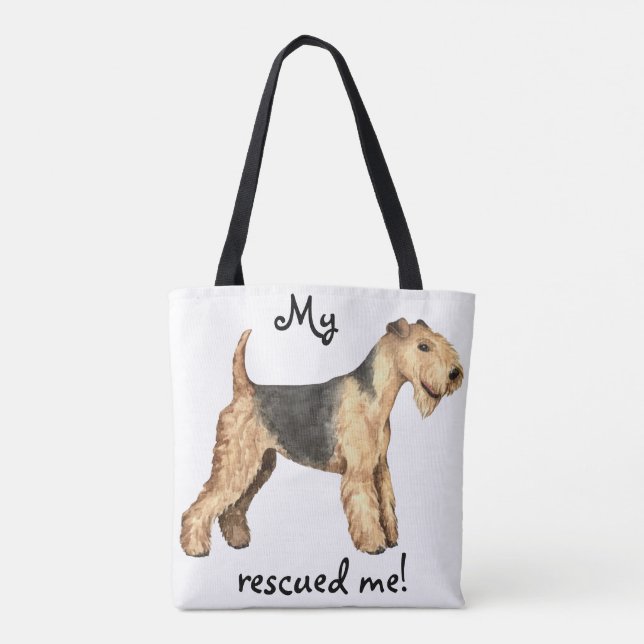Rettungslakeland Terrier Tasche (Rückseite)
