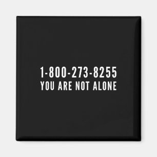 Rettungsleine 1-800-273-8255 Suizidprävention Hilf Magnet