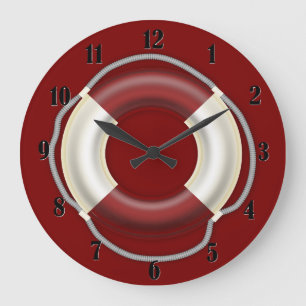 Rettungsring Große Wanduhr