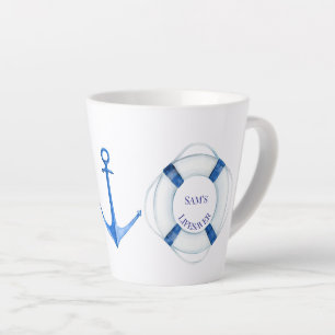 Rettungsring und Anker-Rettungsweste Milchtasse