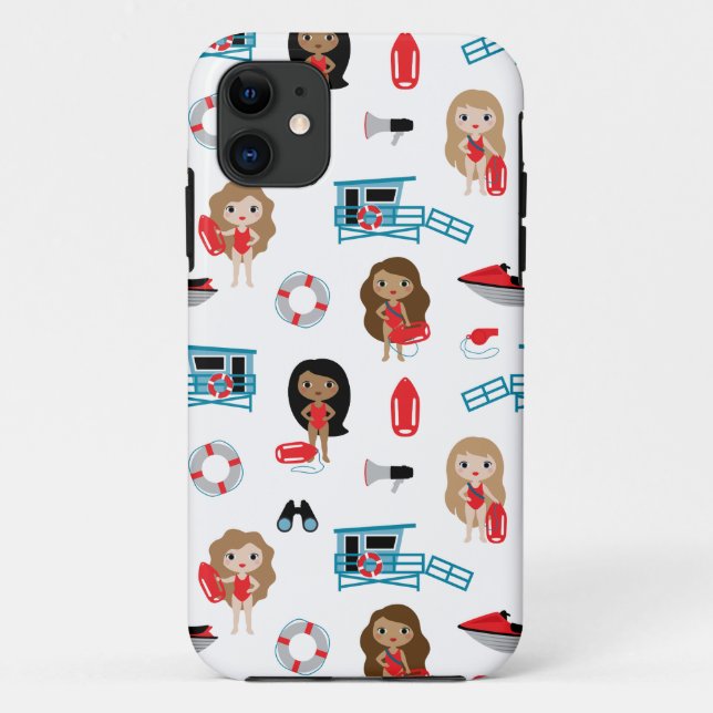 Rettungsschwimmer Case-Mate iPhone Hülle (Rückseite)