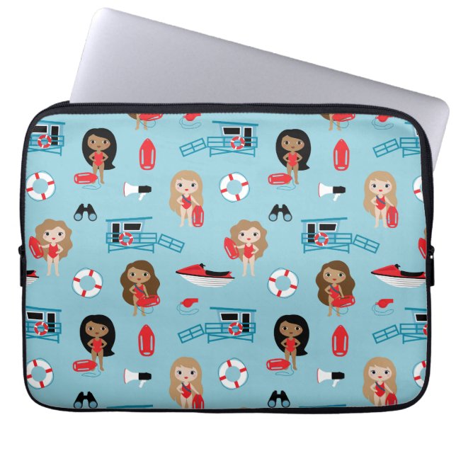 Rettungsschwimmer Laptopschutzhülle (Vorderseite)