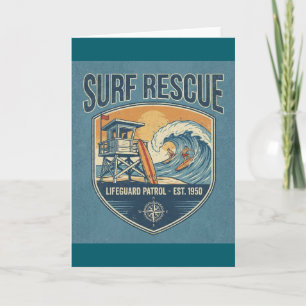 Rettungsschwimmer-Patrouille Surf Est 1950 Karte