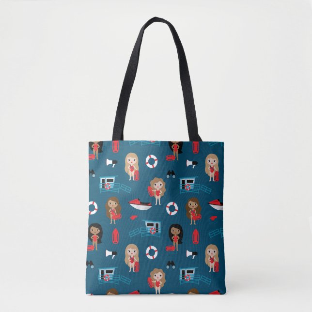 Rettungsschwimmer Tote Bag Tasche (Vorderseite)