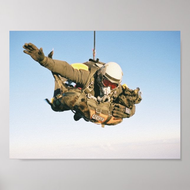 Rettungsspringer Poster (Vorne)