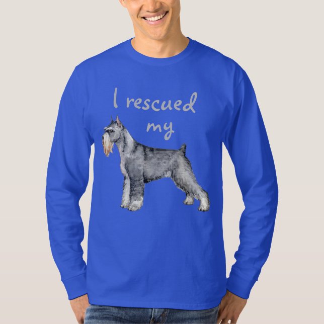 Rettungsstandard Schnauzer T-Shirt (Vorderseite)