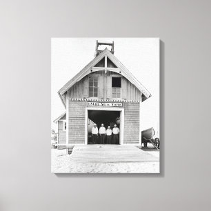 Rettungsstation Kitty Hawk Life Saving, 1902 Leinwanddruck