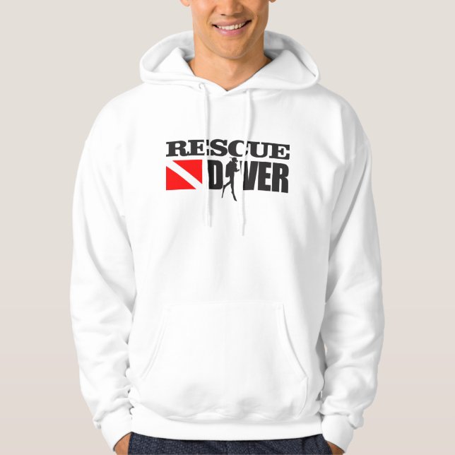 Rettungstaucher 2 Bekleidung Hoodie (Vorderseite)