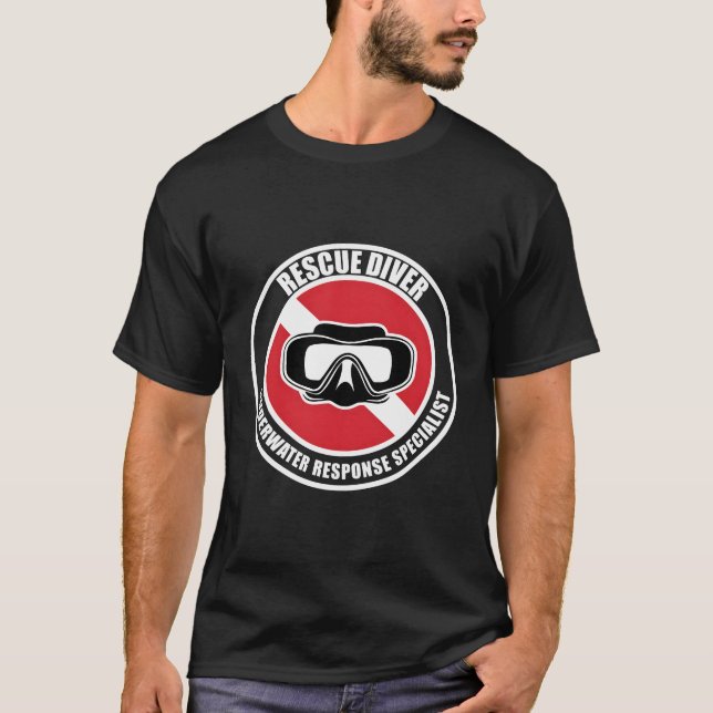 Rettungstaucher T-Shirt (Vorderseite)