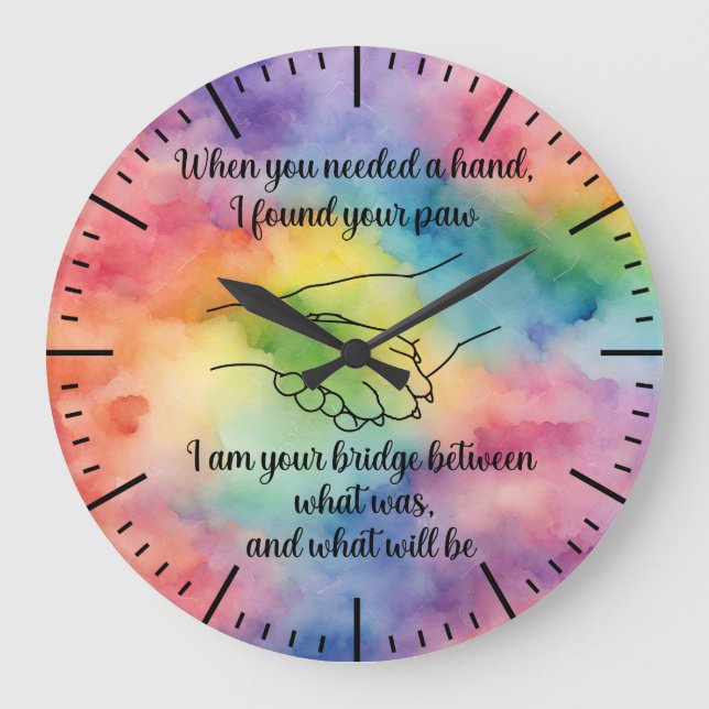 Rettungsuhr Große Wanduhr (Vorderseite)