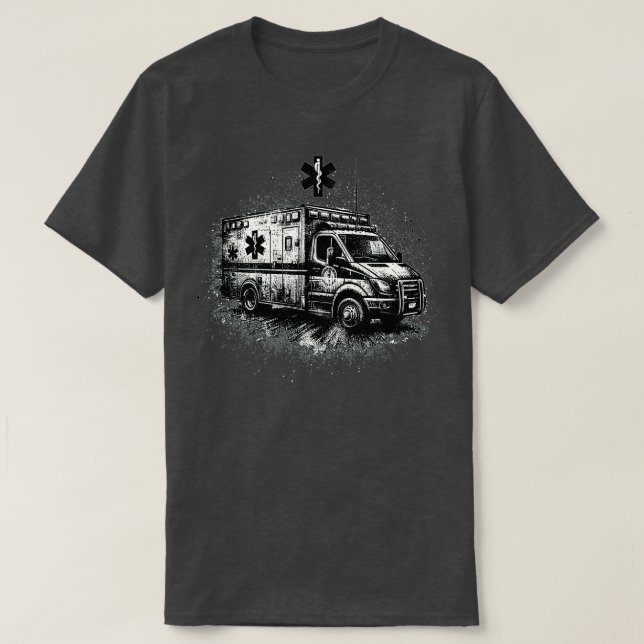 Rettungswagen 13 T-Shirt (Design vorne)
