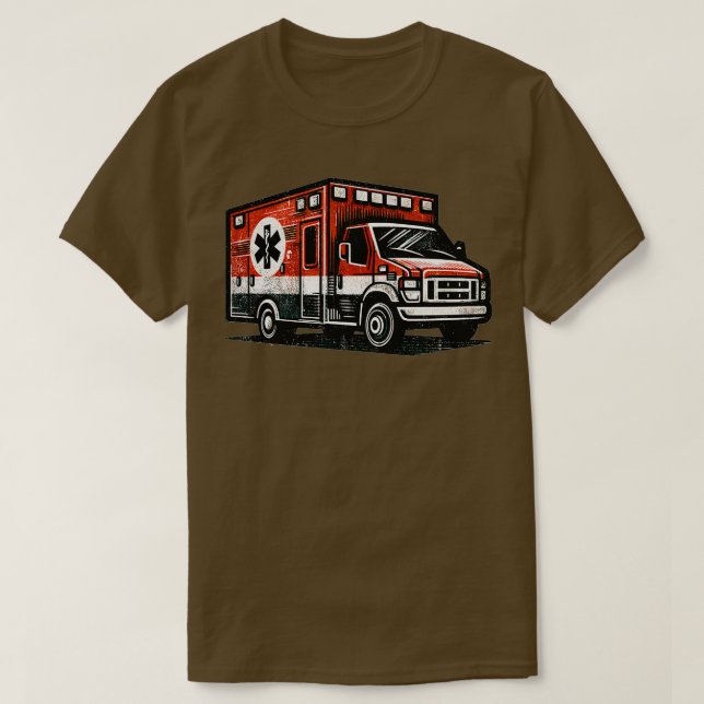 Rettungswagen 4 T-Shirt (Design vorne)