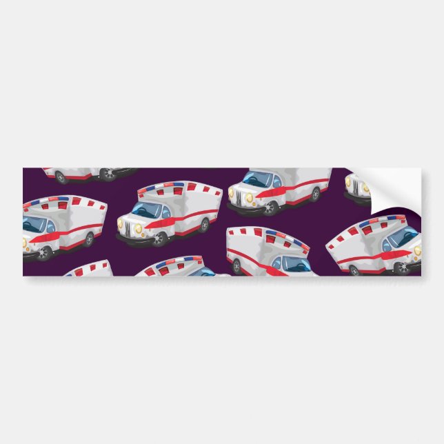 Rettungswagen Autoaufkleber (Vorne)