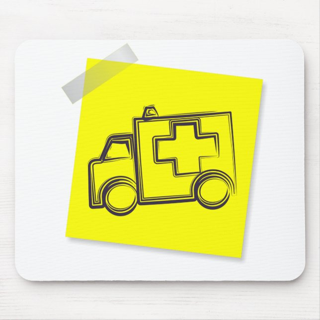 Rettungswagen Mousepad (Vorne)