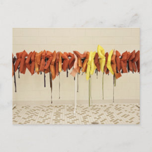 Rettungswesten Postkarte