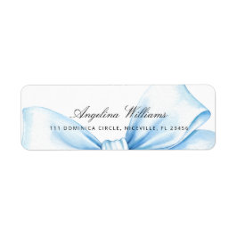 Return Address Label Watercolor  Baby Shower.