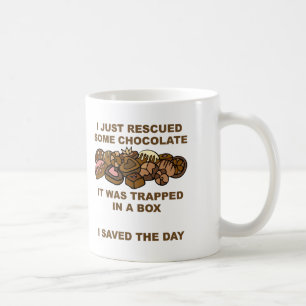 Retuschierte Schokolade Funny Mug Kaffeetasse