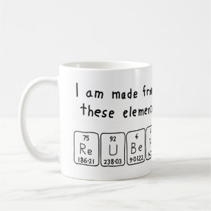 Reuben Namen-Tasse periodischer Tabelle Kaffeetasse