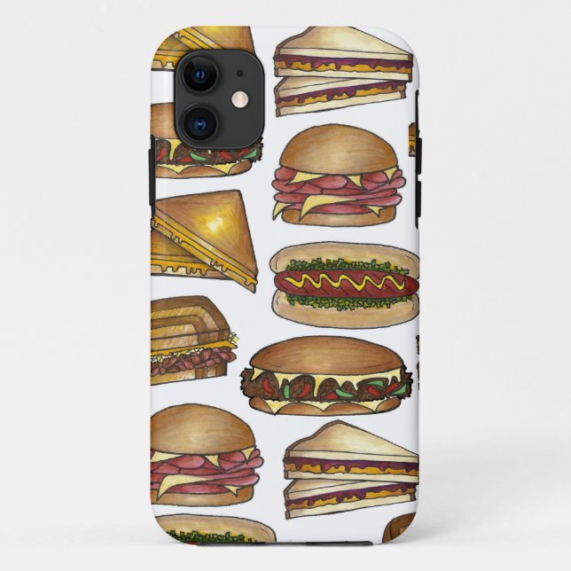 Reuben PBJ Fromage Sandwich Sandwichs Coque (Dos)