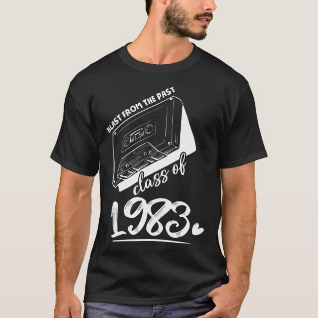 Reunion Class of 1983 School Graduation Blast From T-Shirt (Vorderseite)