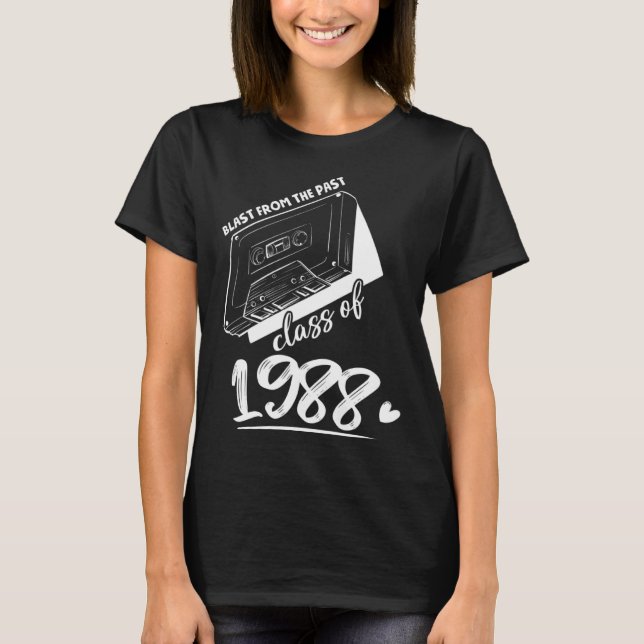 Reunion Class of 1988 School Graduation Blast From T-Shirt (Vorderseite)