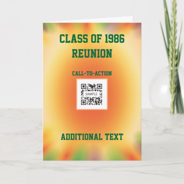 Réunion Modèle Classe Carte de voeux (Devant)