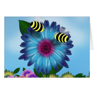 Réunion sur les abeilles de miel sur les fleurs bl