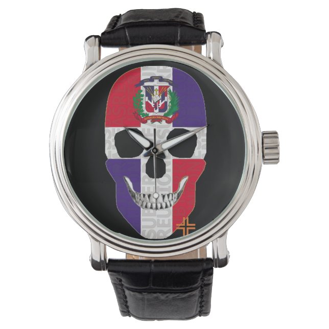 REUNIONES Republica Dominicana reloj hombre correa Armbanduhr (Vorderseite)
