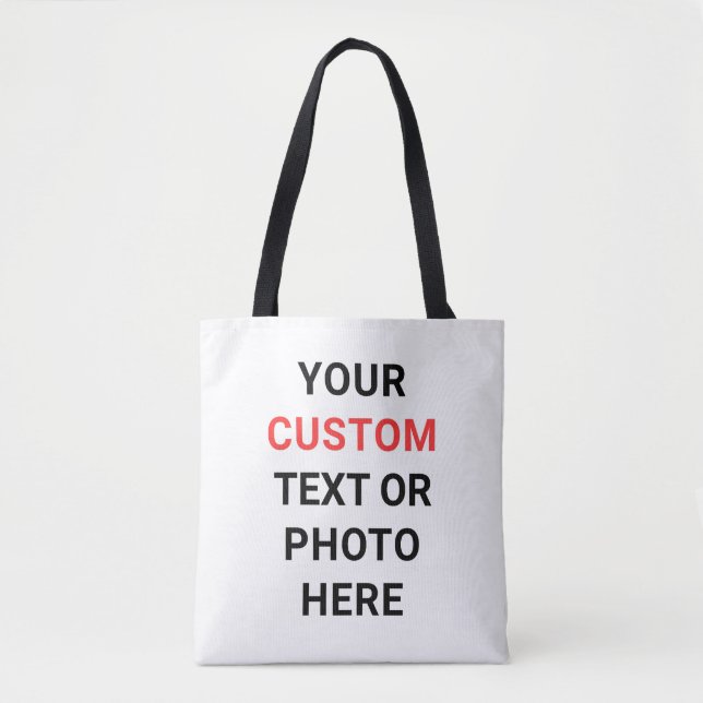 Reusable Everyday | Add Text, Photo or Design Your Tasche (Vorderseite)