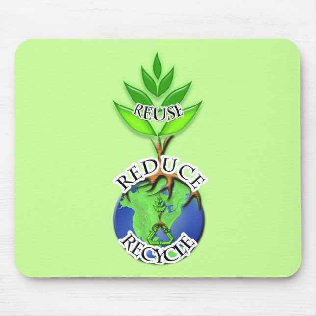 ReUse ReDuce-Recycle Mousepad (Vorne)
