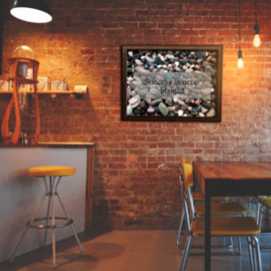Réussite avec affiche photo