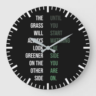 Réussite et motivation de gymnase grande horloge