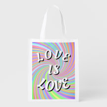L'amour est l'amour Sac de courses de la Fierté
