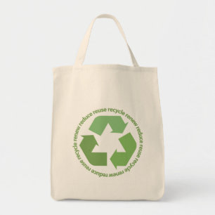 Réutilisez le sac fourre-tout à symbole