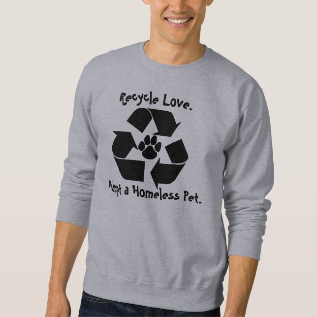 Réutilisez le sweatshirt d'amour (Devant)