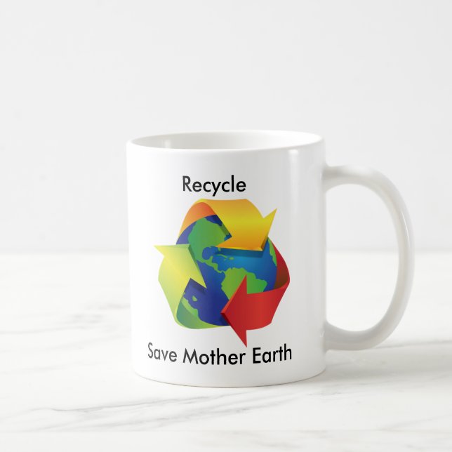 Réutilisez sauvent la tasse de Terre (Droite)