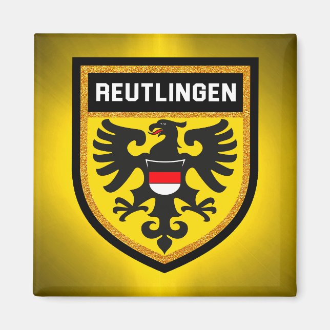 Reutlingen Flag Magnet (Vorne)